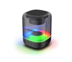 Esperanza EP154 Viola čierna / Prenosný reproduktor / FM / 3W / RGB / microSD / BT 5.0