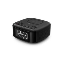 Philips TAR7705 čierna / Budík s rádiom / Bluetooth / Qi Nabíjanie