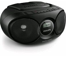 Philips AZ215 čierna / Rádio / FM / CD