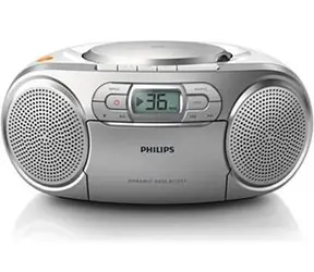 Philips AZ127 strieborná / Rádio / FM / CD