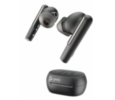 Poly Voyager Free 60+ UC Teams čierna / bezdrôtové slúchadlá do uší / mikrofón / BT 5.3 / USB-C / IP54 / ANC