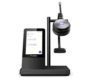 Yealink WH66 Mono čierna / Bezdrôtové mono slúchadlá s mikrofónom / pre IP telefóny Yealink / základňa / DECT