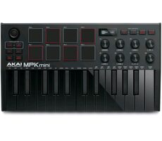 AKAI MPK Mini MK3 Ovládacia klávesnica Pad kontrolér MIDI USB čierna / dopredaj