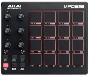 AKAI MPD 218 Pad kontrolér MIDI USB čierna / mixážny pult