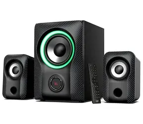 Fenda F&amp;D F590X čierna / Reproduktory / 2.1 / 60W / BT 5.3 / AUX / USB / RGB / diaľk. ovládanie