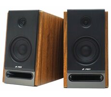 Fenda F&amp;D R27BT hnedá / Reproduktory / 2.0 / 50W / BT 5.0 / USB / AUX / OPT