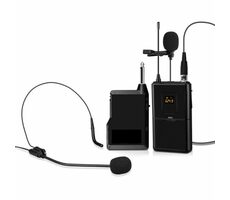 MOZOS MIC-UHF-SET čierna / klopový mikrofón / bezdrôtový