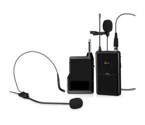 MOZOS MIC-UHF-SET čierna / klopový mikrofón / bezdrôtový