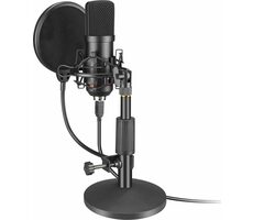 MOZOS MKIT-STAND / stolný stojan pre mikrofón / pop filter / závit 5/8&quot; / výška 22 - 33 cm