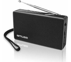 Muse M-030 R čierna / Rádio / FM / MW / 3.5mm