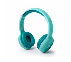 Muse M-215 BTB modrá / Bezdrôtové slúchadlá s mikrofónom / Bluetooth 5.0 / 3.5mm / až 13 hodín