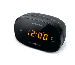 Muse M-150 CR čierna / Budík s rádiom / FM