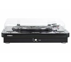 Aiwa GBTUR-120BKMKII čierna / gramofón / 33 &amp; 45 &amp; 78 RPM / USB / SD karta / BT