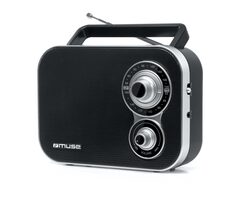 Muse M-051 R čierna / Prenosné rádio / FM / MW / 3.5mm