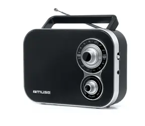 Muse M-051 R čierna / Prenosné rádio / FM / MW / 3.5mm
