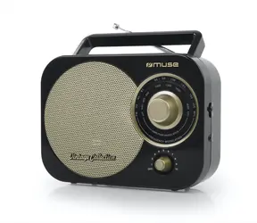 Muse M-055 RB čierna / Prenosné rádio / FM / MW / 3.5mm