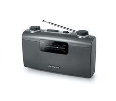 Muse M-058R šedá / Prenosné rádio / FM / MW / 3.5mm