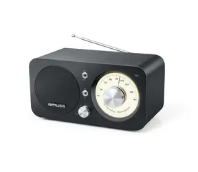 Muse M-095 BT čierna / Rádio / FM / NFC / Bluetooth / 3.5mm / USB