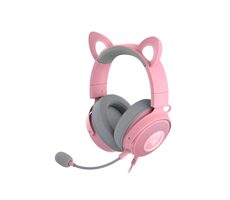 Razer Kraken V2 Pro Kitty ružová / Herné slúchadlá s mikrofónom / USB / 2m