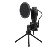Redragon Quasar GM200-1 čierna / Stolný mikrofón / kapacitný / USB 
