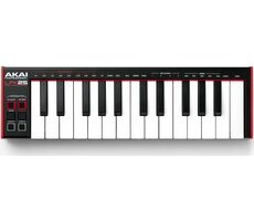 AKAI LPK 25 MKII - Ovládacia klávesnica Pad kontrolér MIDI USB čierno-červená