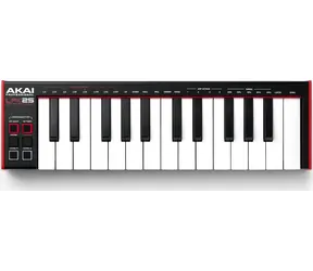 AKAI LPK 25 MKII - Ovládacia klávesnica Pad kontrolér MIDI USB čierno-červená