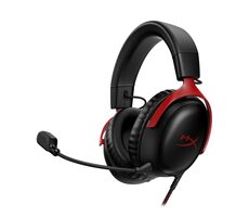 HyperX Cloud III čierno-červená / Herné slúchadlá / mikrofón / ANC / 3.5 mm Jack / USB