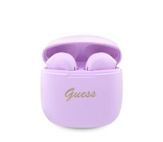 Guess True Wireless Script Logo BT5.3 6H fialové / Bezdátové slúchadlá / Bluetooth 5.3 
