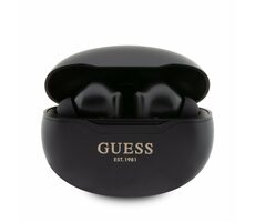 Guess True Wireless Metalic FINISH BT5.3 6H čierna / Bezdátové slúchadlá / Bluetooth 5.3 