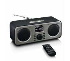 LENCO DIR-141 čierna / Internetové Rádio / DAB+ / FM / WiFi / Spotify Connect / 10W / 3.5mm / BT 5.0