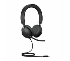 JABRA Evolve2 40 SE Stereo USB-C čierna / Slúchadlá / mikrofón / USB-C 