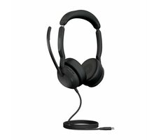 JABRA Evolve2 50 čierna / Slúchadlá / mikrofón / ANC / USB-C / Bluetooth 