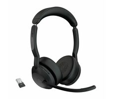 JABRA Evolve2 55 (25599-999-999) čierna / Slúchadlá / mikrofón / ANC / USB / Bluetooth 2.4 GHz / MS Stereo