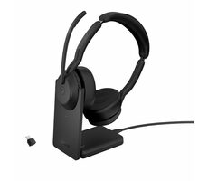 JABRA Evolve2 55 (25599-999-889) čierna / Slúchadlá / mikrofón / ANC / USB-C / Bluetooth / MS Stereo