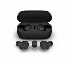 JABRA Evolve2 Buds (MS) čierna / Bezdrôtové slúchadlá / mikrofón / ANC / Bluetooth / IP57