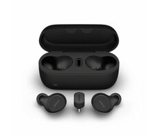JABRA Evolve2 Buds + bezdrôtová nabíjačka + USB-C prijímač čierna / Bezdrôtové slúchadlá / mikrofón / ANC / Bluetooth / I