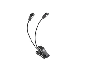 K&amp;M 12243 Dvojité osvetlenie hudobného stojana / LED / 3x 1.5 V AAA