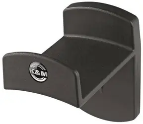 K&amp;M 16312 Držiak na stenu pre slúchadlá čierna
