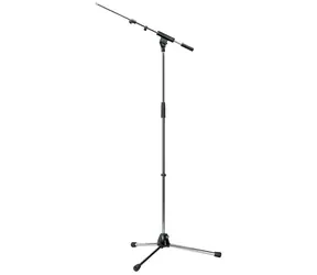 K&amp;M 210/8 mikrofónny stojan chróm / závit 3/8"