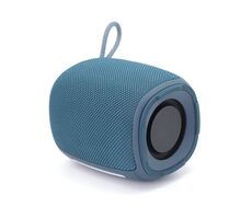 Gembird SPK-BT-LED-03 modrá / Bezdrôtový reproduktor / RGB / microSD / FlashDisk / FM / AUX / 1250 mAh