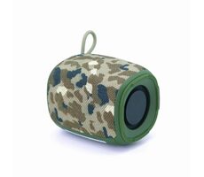 Gembird SPK-BT-LED-03 zelená / Bezdrôtový reproduktor / RGB / microSD / FlashDisk / FM / AUX / 1250 mAh