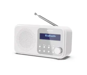 Sharp DR-P420 biela / Prenosné rádio / 2W / DAB+ / FM / BT / 3.5mm 