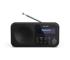 Sharp DR-P420 čierna / Prenosné rádio / 2W / DAB+ / FM / BT / 3.5mm 