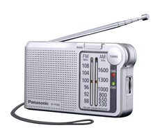Panasonic RF-P150DEG strieborná / Prenosné rádio / FM / 3.5mm