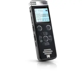Kodak VRC 450 čierna / Diktafón / 8GB / až 581 hodín záznamu / microSD / microUSB / 2x 3.5mm