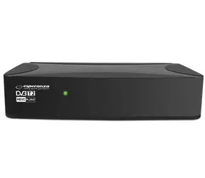 Esperanza EV108 čierna / Digitálny tuner DVB-T/T2 / H.265 / HDMI 