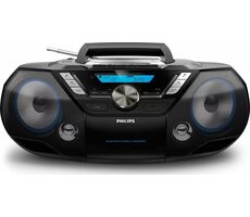 Philips AZB798T/12 čierna / Rádio / CD / FM / DAB+ / BT / USB / 3.5mm / 12W repro