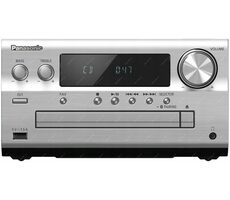 Rozbalené - Panasonic SC-PMX802E-S strieborná / Mikro audio systém / FM / BT / USB / AUX / DAB+ / WLAN / rozbalené