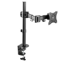 Ultradesk Skeleton Single čierna / Držiak pre monitor / až 9kg / 17 &quot;až 30&quot; / VESA 75x75 &amp; 100x100