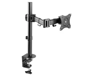 Ultradesk Skeleton Single čierna / Držiak pre monitor / až 9kg / 17 "až 30" / VESA 75x75 &amp; 100x100